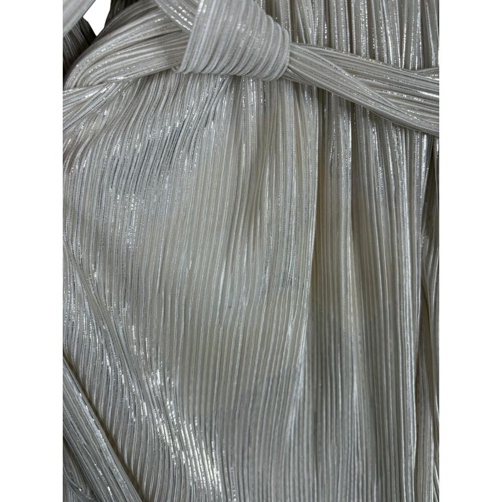 Sabina Musayev Ophelia Dress Pleated Shimmer Bridal Cocktail Party Regency S - Picture 7 of 11
